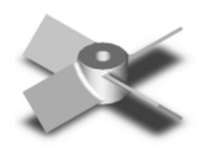 Axial turbine for ship
