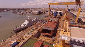 Building and repair shipyard