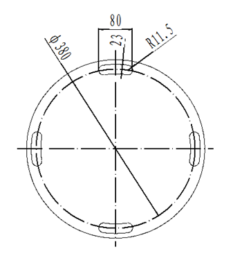 Nautical Gyro Vertical Type Bearing Repeater Support