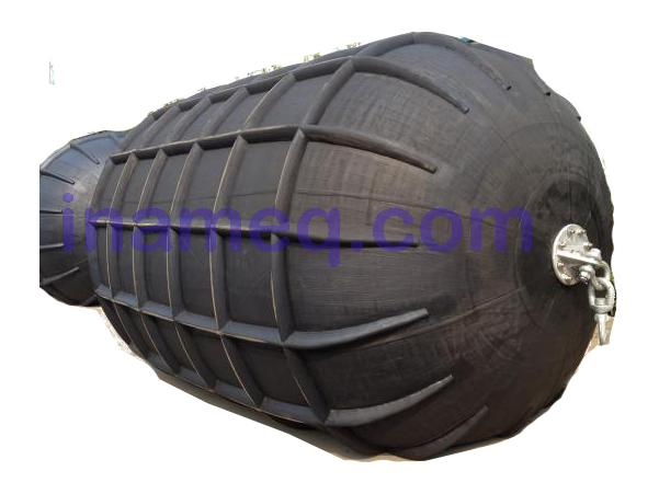Ribbed pneumatic fenders for marine