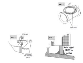 Bolt on installation of Side-Power Stern Thruster Tunnel