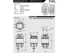 Gasoline Spin-On - 120R-RAC Seriess
