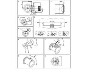 Vetus Stern Thruster Tunnel Drawing