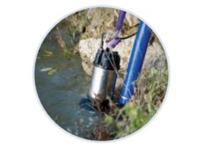 High Flow Manual Submersible Pump Application