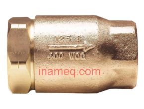 In Line Check Valve in Bronze