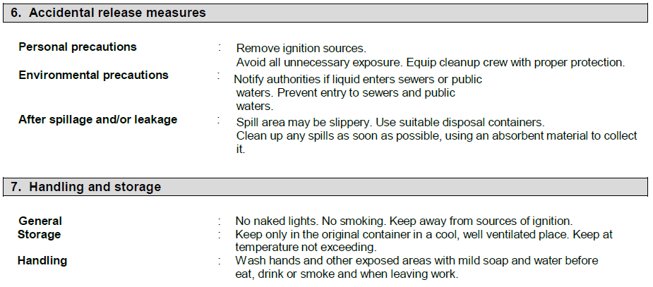 Material Safety Data Sheet