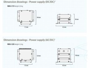 Navtex receiver dimension and drawing