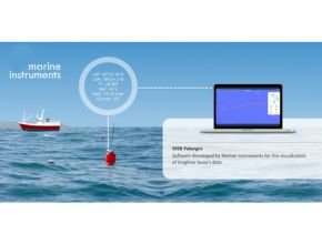 Reception system marine instrument