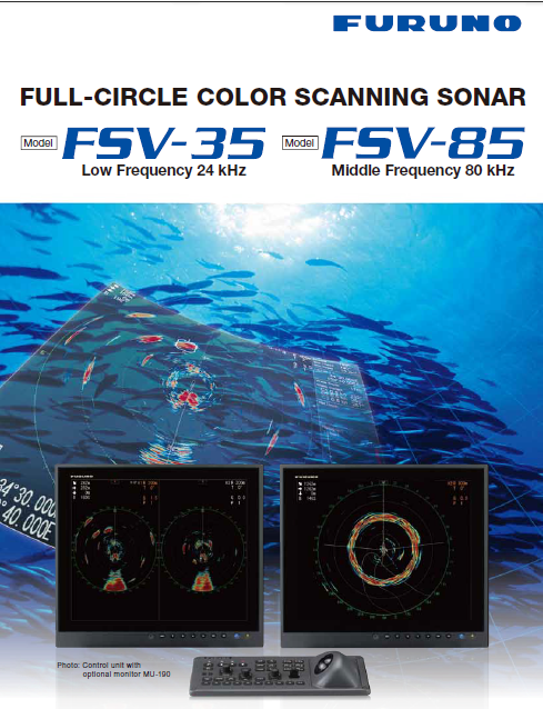 FULL-CIRCLE COLOR SCANNING SONAR FURUNO