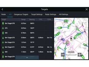 AIS700 Targets Menu