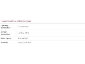 Environmental Specification