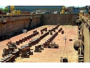 Shipyard facilities for ship repair