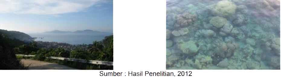 Gambar 1. Pantai di Kawasan Tarempa
