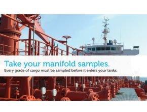 Marine liquid cargo sampling