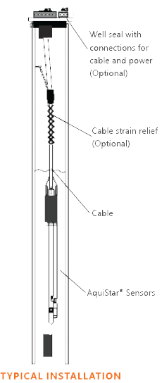 Multi Parameter Sensor Seametrics Typical Installation