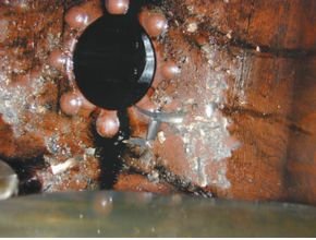 White metal from bearing