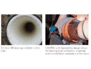 Thordon bearing application for ship