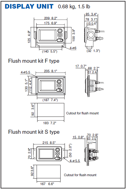 Navtex Receiver Model NX-300 Display Unit