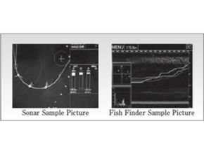 Sonar sample picture and fish finder sample picture