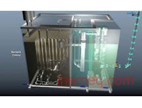 Sewage treatment plant on ships