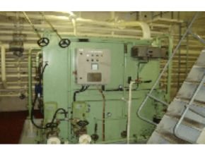 Sewage treatment plant on ships