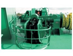 Hinged bar type chain stopper