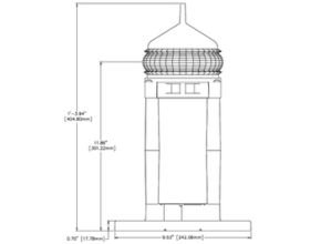 Class A, B and C compliant in accordance with USCG 8th District 33 CFR Part 67 for artificial island and structures, and 33 CFR Part 66 for 3 and 6.3 NM private navigation aids.