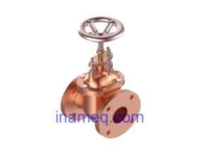 Gate valve on ship