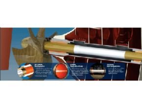 Compact Seawater Lubricated Propeller Shaft Bearing System