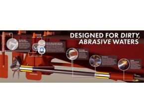 Designed for dirty, abrasive waters