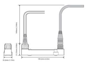 ECI-100 Universal Engine and Control Interface Dimension