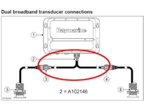 Dual broadband transducer connections