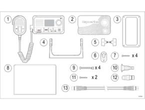Ray63 VHF Radio Partslist