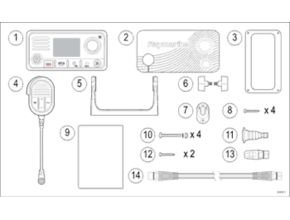 Ray63 VHF Radio Partslist