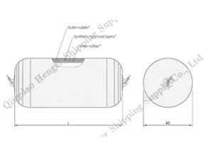 Pneumatic Rubber Fender Drawing