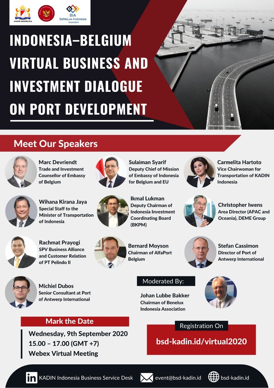 Indonesia-Belgium Virtual Business And Investment Dialogue On Port Development