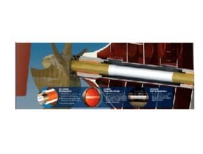 Compact Seawater Lubricated Propeller Shaft Bearing System.