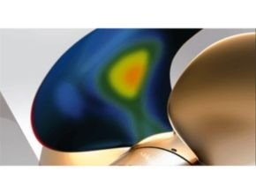 Computer-aided image illustrating the hydrodynamic