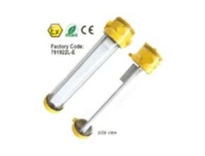 Explosion Proof Fluorescent Ceiling Light, LED Light Fixture With Emergency Backup Battery, 26W EX-209L