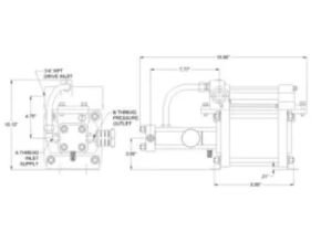 sc hydraulic-gas booster cutaway