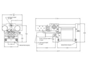 SC Hydraulic Engineering L6 High Volume Liquid Pump Dimensions