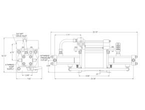SC Hydraulic Engineering GBT Series Two Stage Dimensions