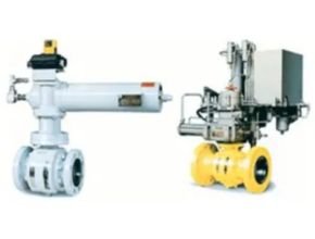 GROVE B4, B5 & B7 Side-entry Ball Valves with actuator