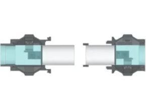 The sleeve separates and the activation is complete.