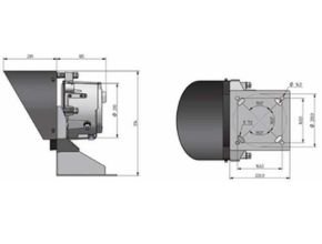 LO 200 H Range Lantern Size