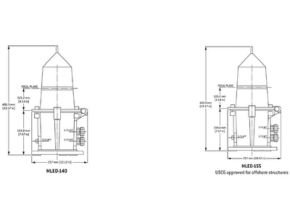 MLED Series Marine Lantern Drawing