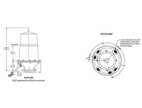 MLED Series Marine Lantern Drawing