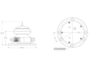 Tideland Marine Lantern Dimension