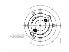 Nova-65 Led marine lantern dimension bottom