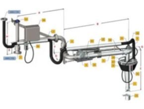 Loading and unloading arms